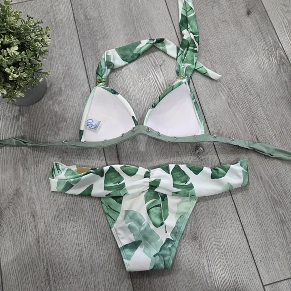 Green and White Camouflage Bikini - Picture 9 of 9